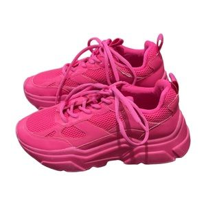 H&M Chunky Pink Trainers or Sneakers, Size 7, Super Comfortable!
